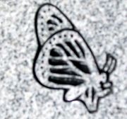 Animal Cemetery Headstone Design 270 on Gray Granite