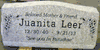 Anxi Red Slant Headstone
