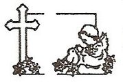 Baby/child and cross engraved design option