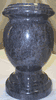 Bahama Blue Granite Rounded Vase