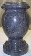 Bahama Blue Granite Rounded Vase