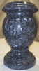 Blue Pearl Granite Rounded Vase