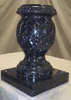 Blue Pearl Vase With Base