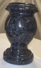Butterfly Blue Granite Rounded Vase