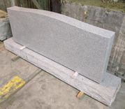 Double Upright Tombstone 