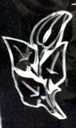 Cemetery Headstone Calla Lily Design on Black Granite