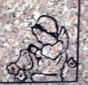 Cemetery Memorial Combination angel,bird,and cross corner design on Anxi Granite