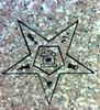 Cemetery Monument Eastern Star Design on Anxi Granite
