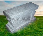 CHB03 G614 Gray Memorial Cremation Bench