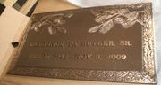 Completed B-3 Model Bronze Plaque with Pine Bough Design