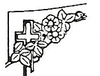Cross &amp; roses engraving design option