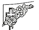 Cross &amp; roses engraving design option