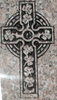 Sandblasted Cross Design 