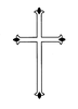 Cross Headstone Design 573