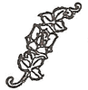 Cultivated rose engraving design option