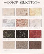 Cultured Marble Color Selection Guide 