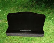 D-7 Jet Black Granite Cemetery Headstone D-7 Jet Black Granite Cemetery Headstone