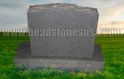 D-9 Gray Granite Upright Memorial D-9 Gray Granite Upright Memorial