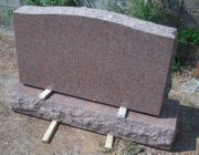 D7 Morning Rose Memorial Headstone