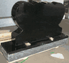 DH-01 Black Heart Shaped Memorial DH-01 Black Heart Shaped Memorial