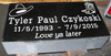 Durable Black Granite Marker 