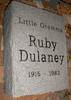 Engraved 12x16x6 Gray Granite Flat Marker