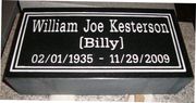 Engraved 16x8x4 Black Granite Gravestone Engraved 16x8x4 Black Granite Gravestone