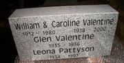 Engraved 16x8x4 Gray Family Memorial Marker