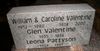 Engraved 16x8x4 Gray Family Memorial Marker