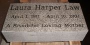 Engraved 16x8x4 Gray Granite Funeral Memorial Engraved 16x8x4 Gray Granite Funeral Memorial