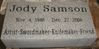 Engraved 16x8x4 Gray Granite Grass Marker