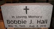 Engraved 16x8x4 Gray Granite Memorial