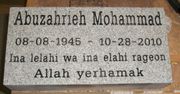Engraved 16x8x4 Gray Granite Memorial Marker