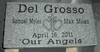 Engraved 16x8x4 Gray Granite Twin Infant Memorial