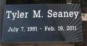 Engraved 16x8x4 Jet Black Granite Basic Grave Marker