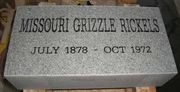 Engraved 18x8x4 G633 Gray Granite Basic Cemetery Marker
