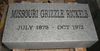 Engraved 18x8x4 G633 Gray Granite Basic Cemetery Marker
