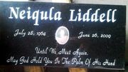 Engraved 24x12 Jet Black Funeral Memorial Marker