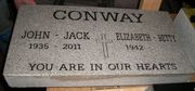 Engraved 24x12x3 G633 Gray Granite Companion Memorial Monument 