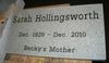 Engraved 24x12x3 Georgia Gray Granite Traditional Headstone