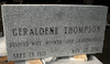 Engraved 24x12x3 Georgia Gray Tombstone