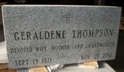 Engraved 24x12x3 Georgia Gray Tombstone
