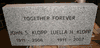 Engraved 24x12x3 Gray Granite Basic Companion Monument 