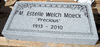 Engraved 24x12x3 Gray Granite Grass Marker