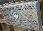 Engraved 24x12x4 Anxi Granite Memorial Marker 