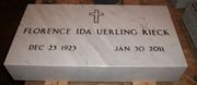 Engraved 24x12x4 Basic Blanco Carro White Marble Marker