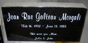 Engraved 24x12x4 Black Funeral Memorial