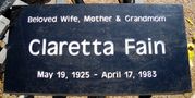  Engraved 24x12x4 Black Grass Marker