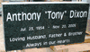 Engraved 24x12x4 Evergreen Funeral Memorial Marker