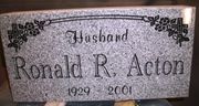 Engraved 24x12x4 G614 Funeral Memorial Companion Marker